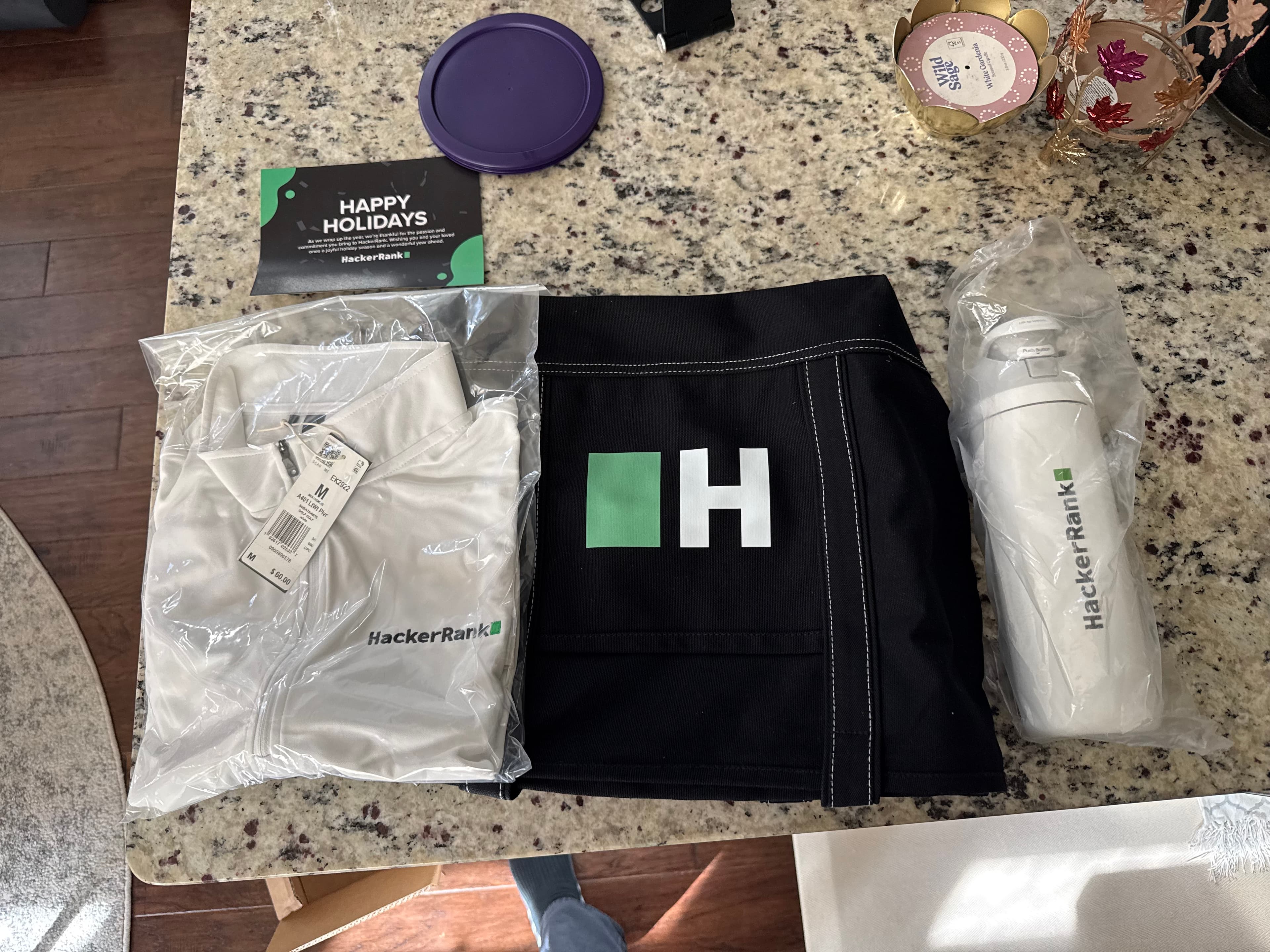 HackerRank swag
